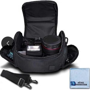Medium Soft Padded Camera Equipment Bag/Case for Nikon, Canon, Sony, Pentax, Olympus Panasonic, Samsung & Many More